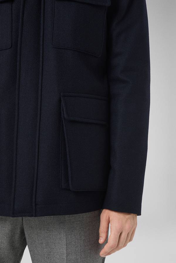 Pull Pal Zileri Field Jacket in lana tecnica resistente all'acqua Italia
