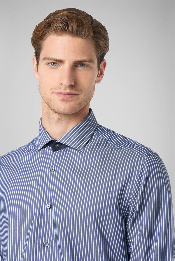 Pull Pal Zileri Camicia con dettagli a contrasto In Linea