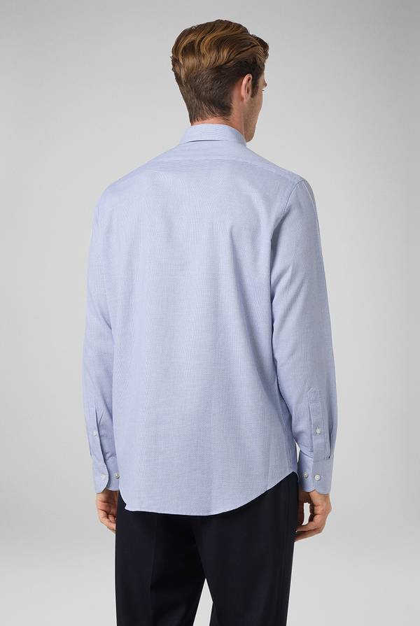 Pull Pal Zileri Camicia micro jacquard con collo Torino Nuovo