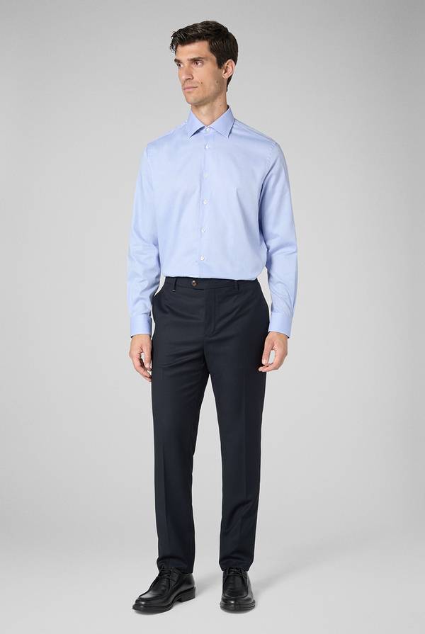 Pull Pal Zileri Camicia micro jacquard con collo Milano Soddisfazione Garantita