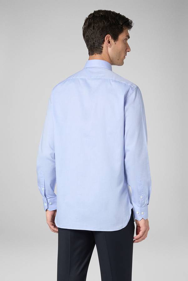 Pull Pal Zileri Camicia micro jacquard con collo Milano Soddisfazione Garantita