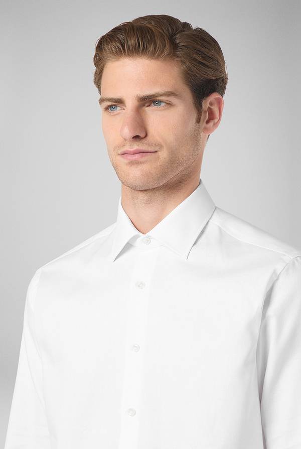 Pull Pal Zileri Camicia micro jacquard con collo Milano Qualità Garantita