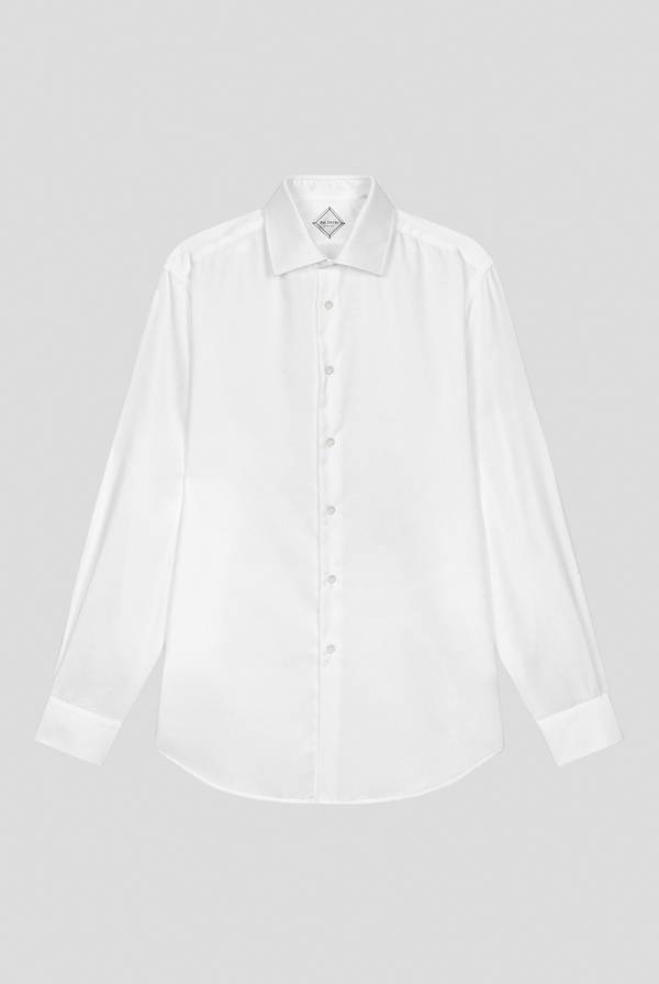 Pull Pal Zileri Camicia bianca micro fantasia