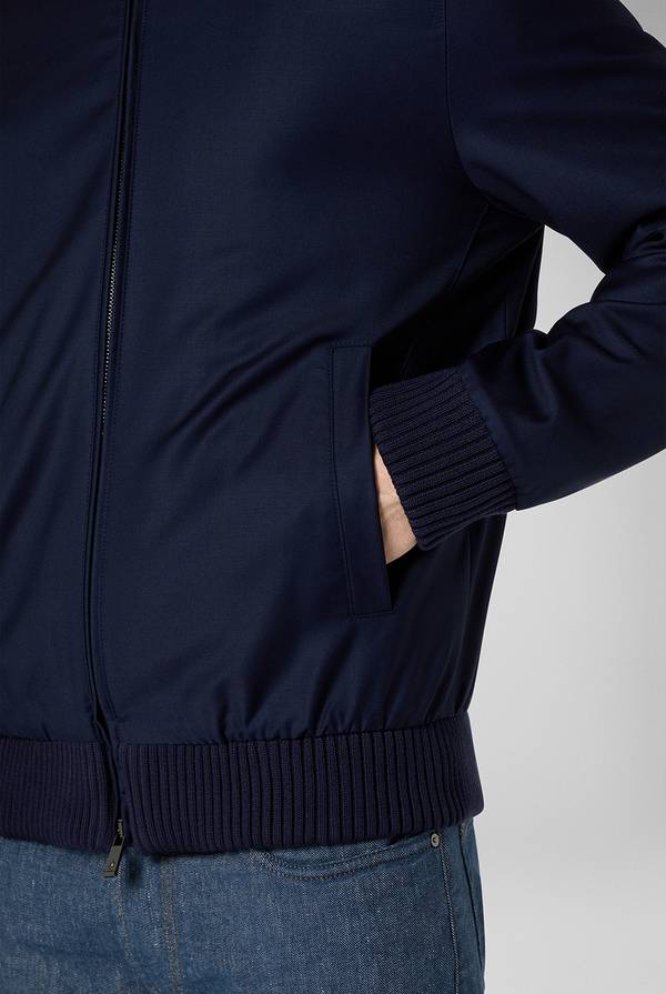 Pull Pal Zileri Bomber in lana resistente all'acqua Fornitura limitata