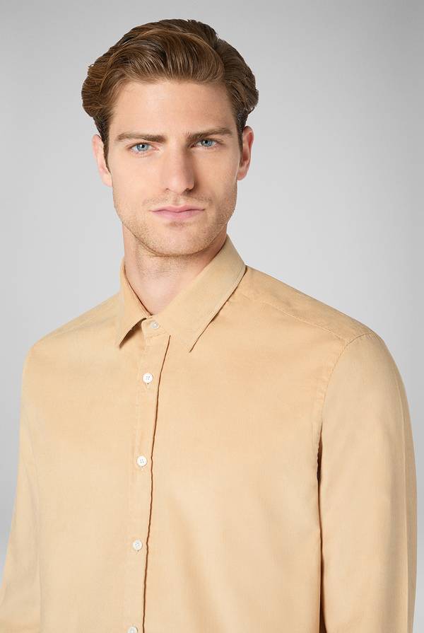 Pull Pal Zileri Camicia in velluto corduroy Vendita Economica