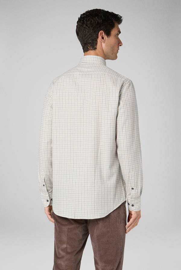 Pull Pal Zileri Camicia in flanella di cotone Saldi Di Fabbrica