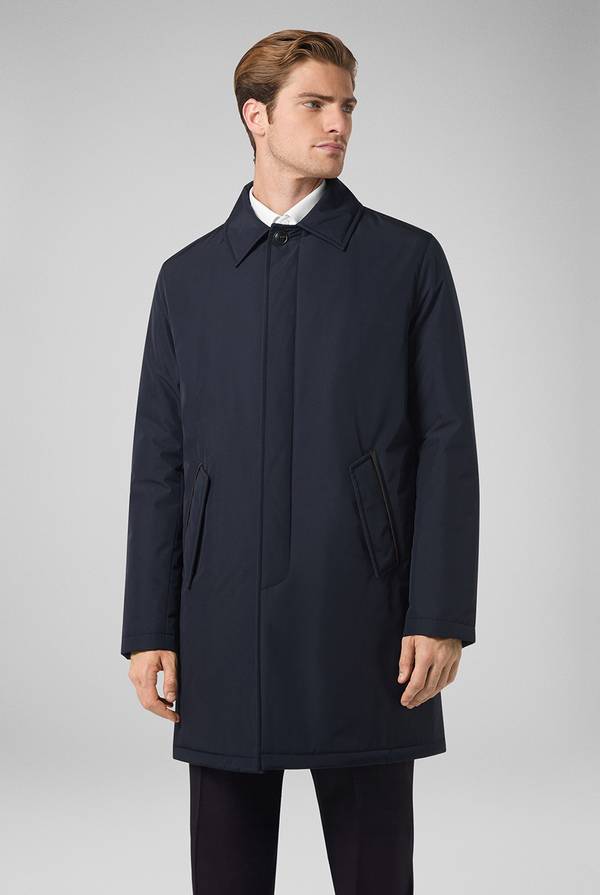 Pull Pal Zileri Car coat in tessuto tecnico In Saldo