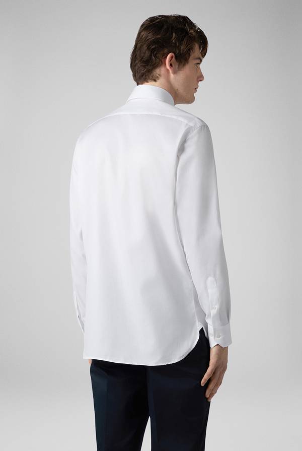 Pull Pal Zileri Camicia in cotone con trattamento anti-piega azzurra Soddisfazione Garantita
