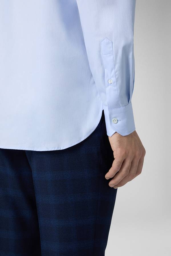 Pull Pal Zileri Camicia in cotone con polsini da gemelli Negozi Online
