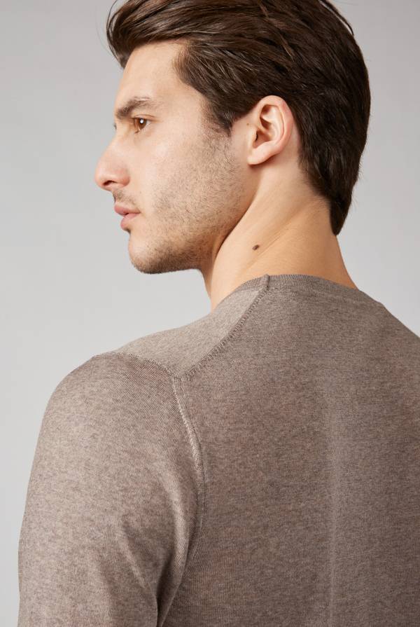 Pull Pal Zileri Maglia girocollo finezza 18 Fino Al -60%