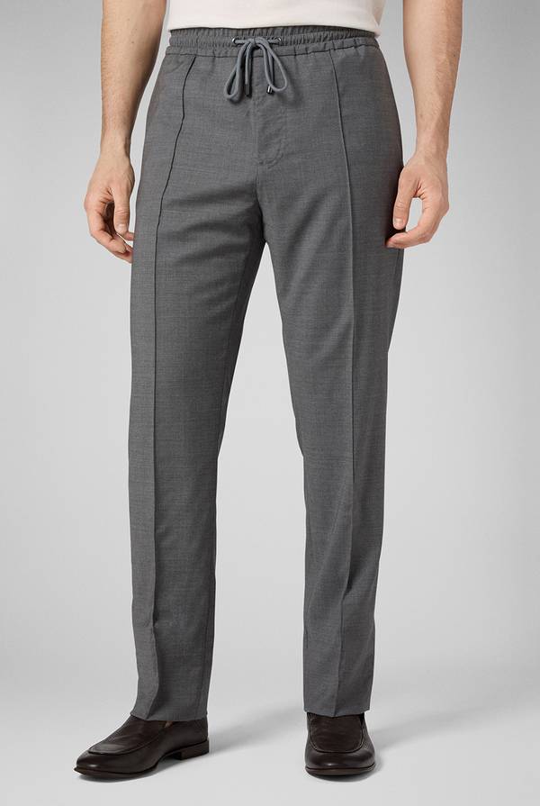 Pull Pal Zileri Drawstring in lana Sottocosto