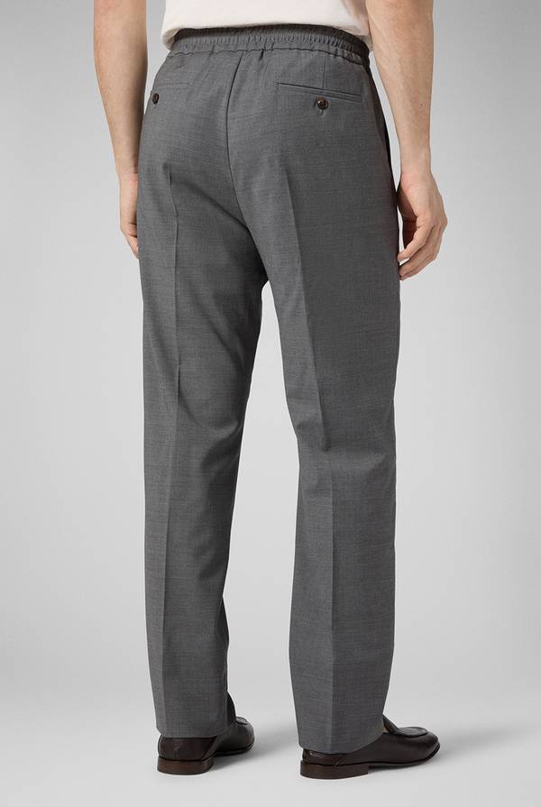 Pull Pal Zileri Drawstring in lana Sottocosto