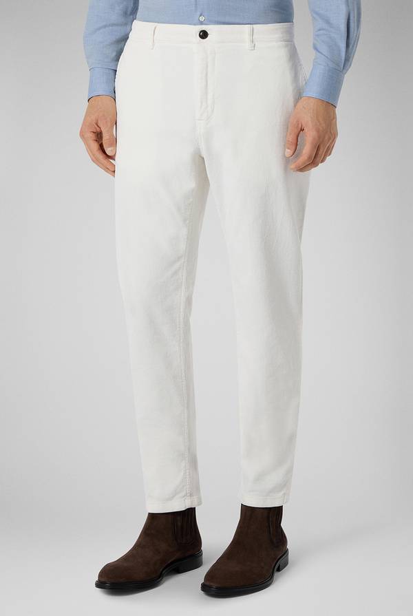 Pull Pal Zileri Pantaloni chino slim fit in velluto a coste Presa