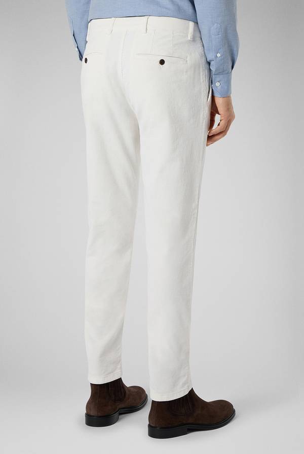 Pull Pal Zileri Pantaloni chino slim fit in velluto a coste Presa