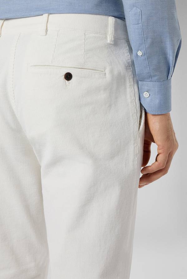 Pull Pal Zileri Pantaloni chino slim fit in velluto a coste Presa