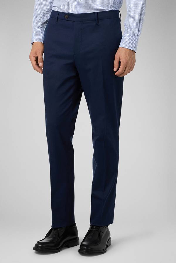 Pull Pal Zileri Pantaloni chino in cotone e lyocell Sconto