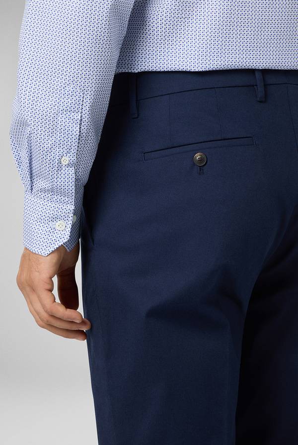 Pull Pal Zileri Pantaloni chino in cotone e lyocell Sconto