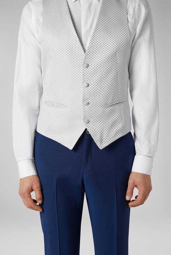 Pull Pal Zileri Gilet in satin della linea Cerimonia con allacciatura a quattro bottoni Outlet