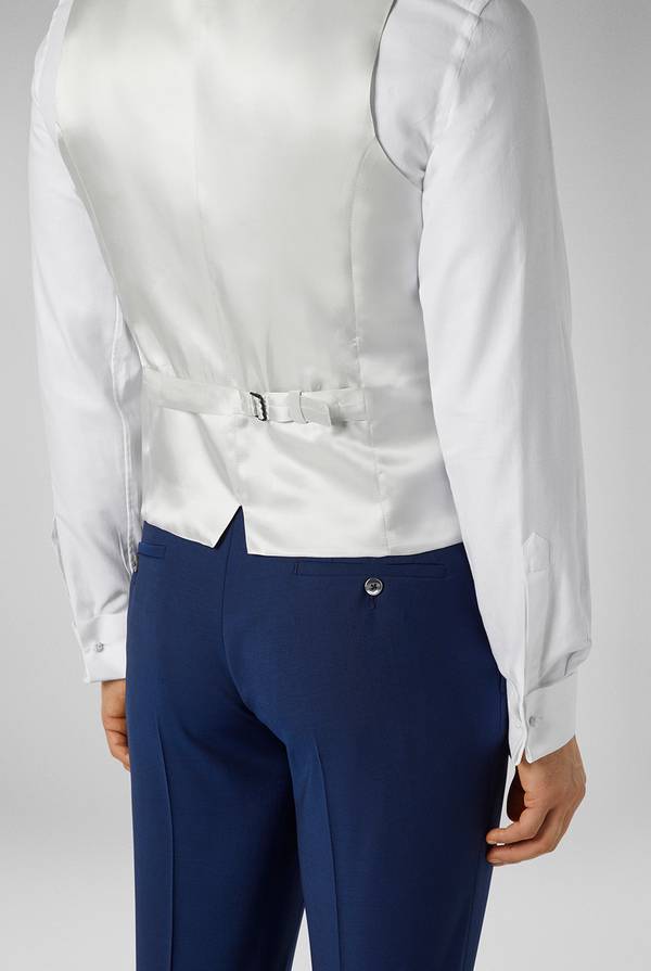 Pull Pal Zileri Gilet in satin della linea Cerimonia con allacciatura a quattro bottoni Outlet