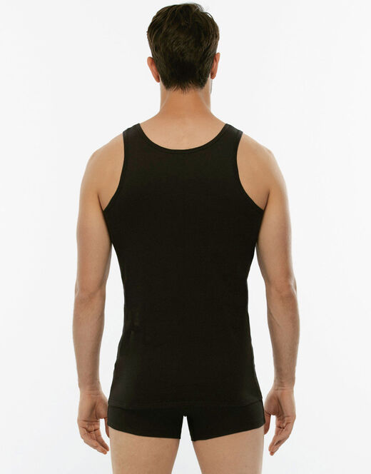 Lovable Canotte 100% Pure Cotton nera in cotone Latest stili