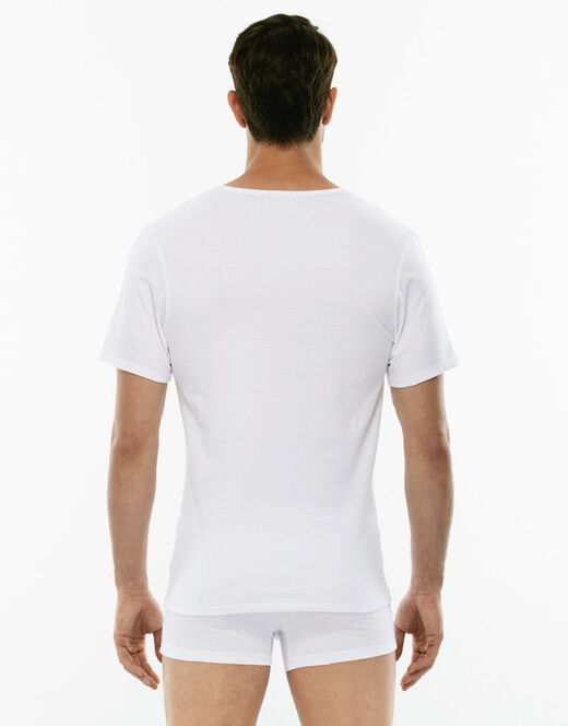 Lovable T-shirt girocollo 100% cotone Pure Cotton, bianco Spedizione Gratuita