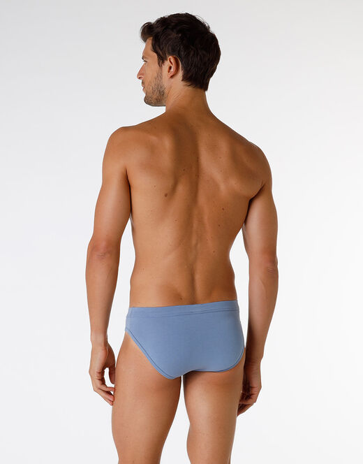 Lovable Slip Enriched Plain Cotton Modal in cotone e modal, azzurro polvere Online