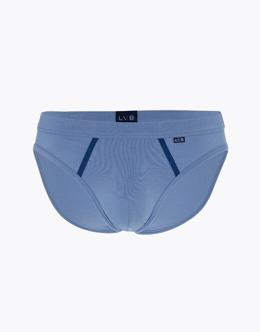 Lovable Slip Enriched Plain Cotton Modal in cotone e modal, azzurro polvere Online
