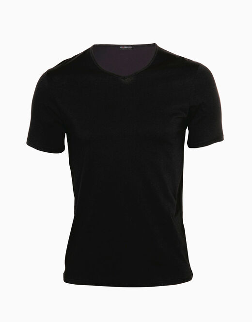 Lovable T-shirt 100% cotone Pure Cotton con scollo a V, nero Vendita Economica