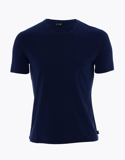 Lovable T-shirt Rephined Cotton Modal, blu navy Saldi Di Fabbrica