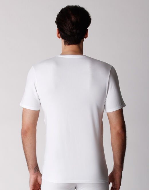 Lovable T-shirt girocollo uomo bipack in cotone biologico, bianco Negozio
