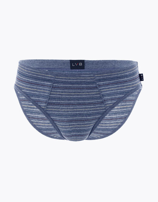 Lovable Slip Rephined Cotton Modal, blu melange a righe 2025