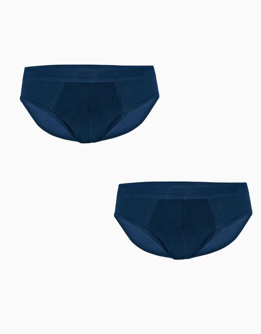 Lovable Slip mini BiPack Cotton Stretch in cotone elasticizzato, blu In Linea