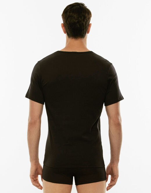 Lovable T-shirt girocollo 100% cotone Pure Cotton, nero Nuovo