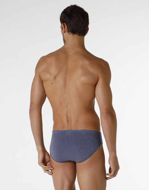 Lovable Slip Rephined Cotton Modal, blu melange I Più Venduti