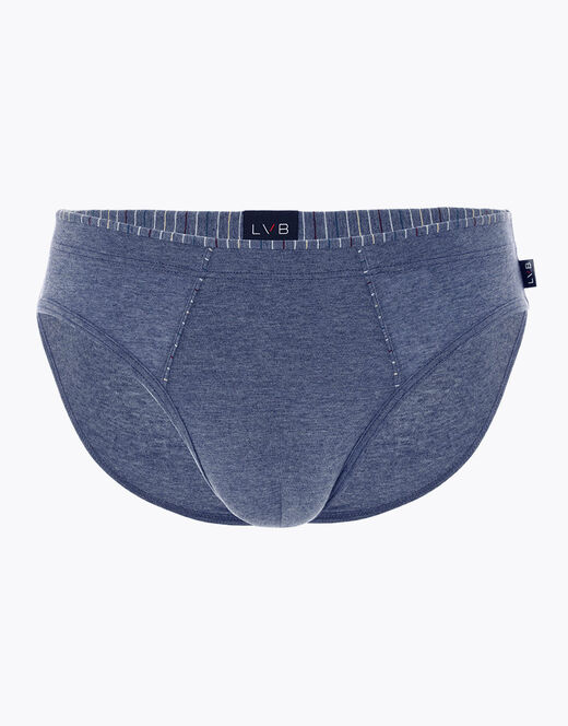 Lovable Slip Rephined Cotton Modal, blu melange I Più Venduti