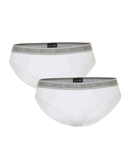 Lovable Bipack slip uomo 3D Evolution in jersey cotone e lycra, bianco Soddisfazione Garantita