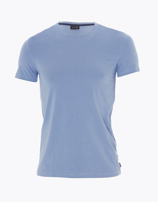 Lovable T-shirt uomo in Stretch Cotton - Azzurro Polvere Negozi Online