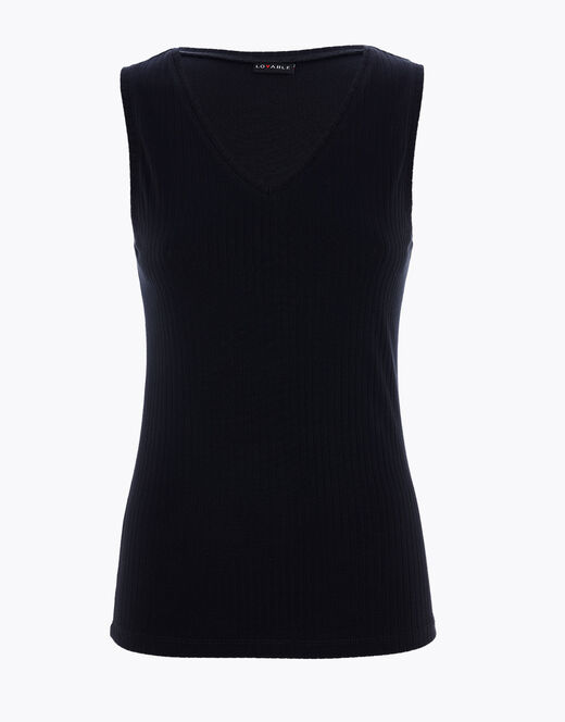 Lovable Smanicato Basic Soul in viscosa, nero Moda