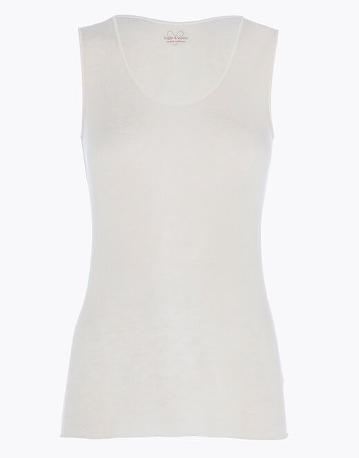 Lovable Canotta liscia Donna Light & Warm Modal misto Cashmere, sabbia 2025