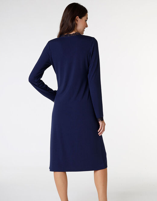 Lovable Camicia da notte in jersey, blu Soddisfazione Garantita