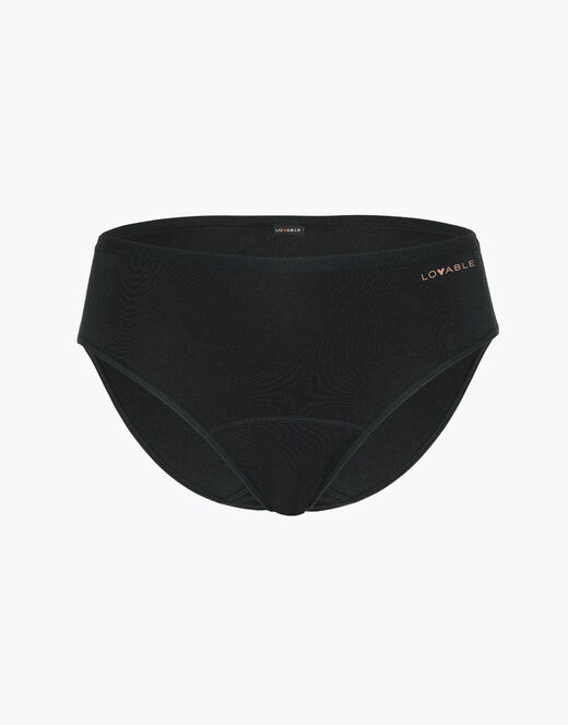 Lovable Slip assorbente lavabile in cotone elasticizzato, nero Offerta