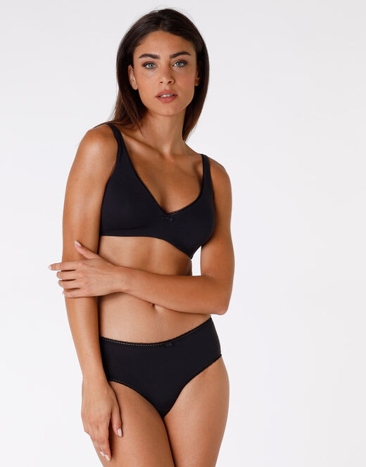 Lovable Reggiseno senza ferretto, My Bio Comfort, in cotone biologico certificato, nero Trasporto libero internazionale