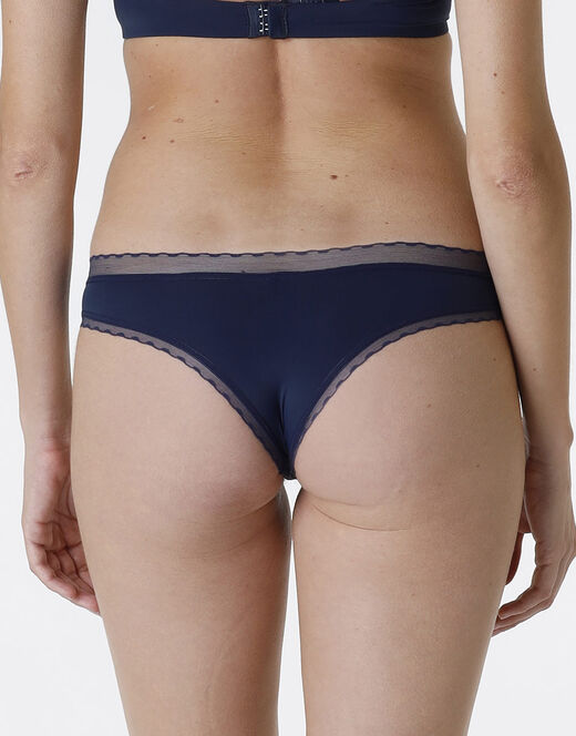Lovable Brasiliano My Daily Comfort in microfibra, blu scuro Nuovo