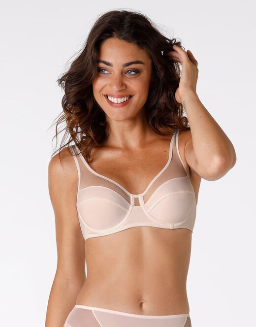 Lovable Reggiseno con ferretto Modern Shaping in microfibra, cipria Nuova