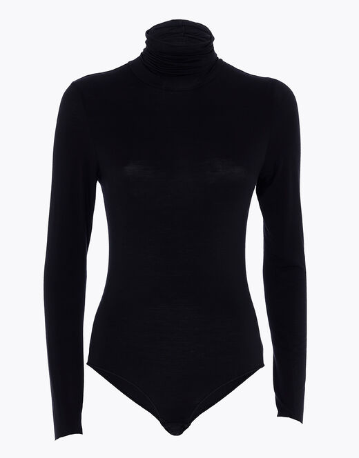 Lovable Body a collo alto e manica lunga in modal, nero 2025