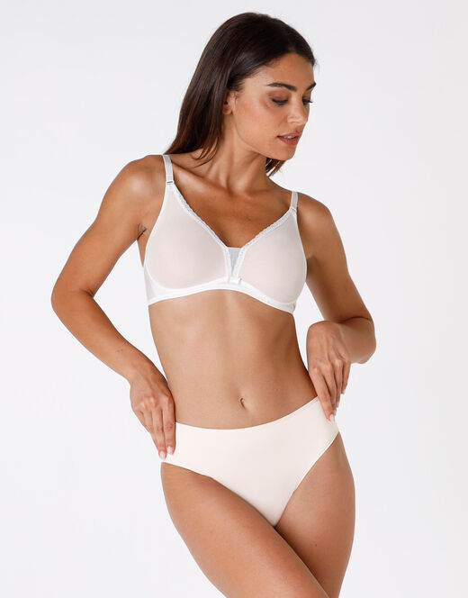 Lovable Reggiseno senza ferretto Tonic Lift in pizzo e tulle, avorio Qualità Garantita