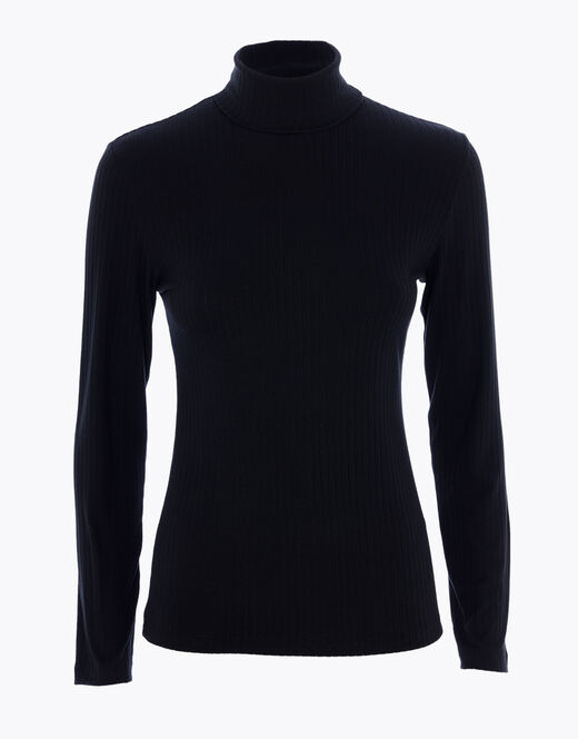 Lovable Maglia donna a maniche lunghe e collo lupetto, nero Promozione Limitata