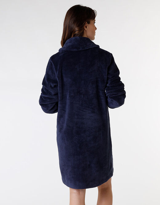 Lovable Vestaglia aperta stile pelliccia, blu Ultimi due giorni