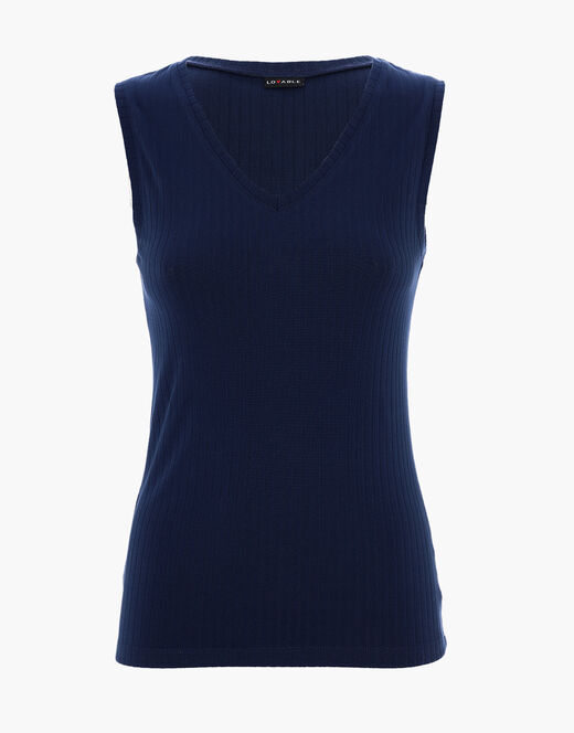 Lovable Canotta Basic Soul con scollo a V, blu scuro Outlet