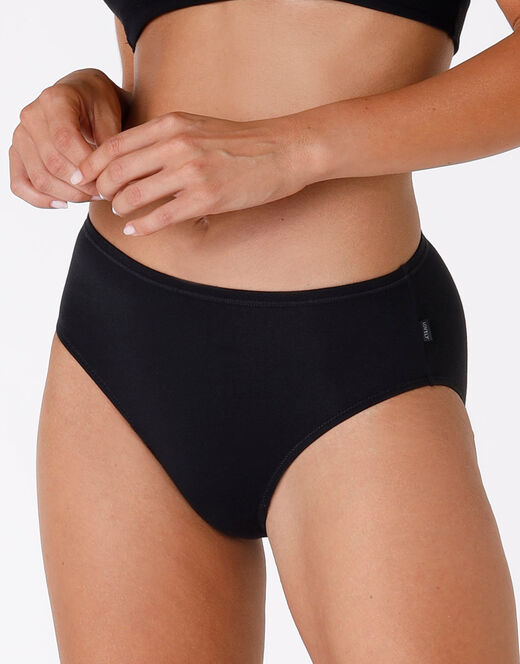Lovable Slip midi Lovely nero in cotone modal vellutato Soddisfazione Garantita